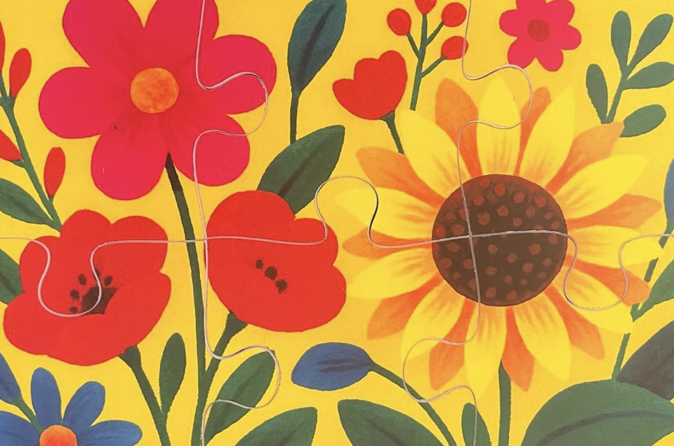 vibrant flower therapeutic puzzle