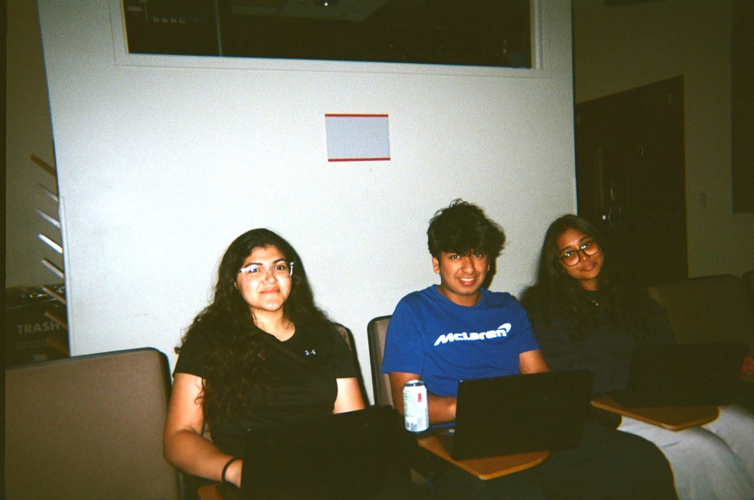 builders at a table