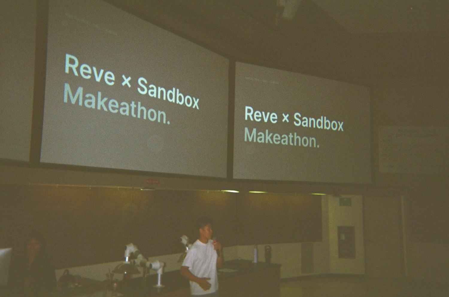 reve x sandbox makeathon title slide